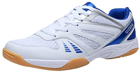 Yummsion Tischtennis Schuhe Herren,Badmintonschuhe Damen,Atmungsaktiv Badminton Schuhe,Atmungsaktiv,VerschleißFest,Geeignet FüR Alle Indoor- Und Outdoor-Indoor-Sportarten Wie Badminton