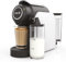 Delta Q MilkQool White Color, Coffee Capsules Espresso Machine With Milk Frother, Cappuccino, Latte and more - 1L Capacity, Easy to Use - Power 1200 W