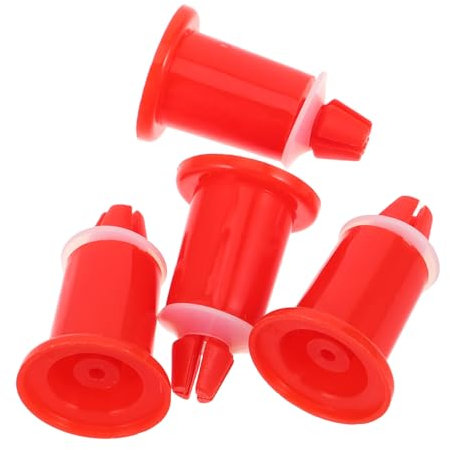 HOLIDYOYO 4pezzi Piedini Per Bilancia Elettronica in Plastica Arancione Da Supporto Multifunzionale Per Piatto Di Pesatura Adatto Vari Modelli