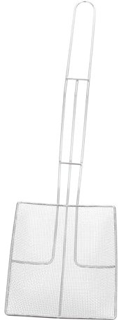 Cabilock Cucchiaio Colino in Acciaio Inossidabile Per Friggere Scolapasta Quadrato Utensile Cucina Domestica Design Foro Per Appendere Manico Liscio Pratico
