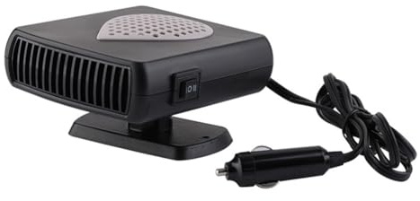 arlote Chauffage Soufflant de Voiture 12 V, Dégivreur de Voiture 500 W pour Pare-Brise, Ventilateur de Refroidissement de Voiture Chaud et Froid avec Prise Allume-Cigare, B Facile à Utiliser