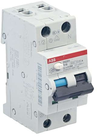 FI/LS Schutzschalter ABB DS201 B16 A30, 2TE, 30mA, 16A, 6kA, Typ A