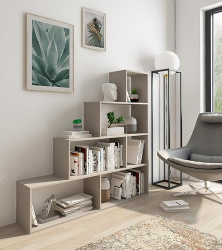 Shiito | Modelo Oxford - Estantería Escalera | Acabado en Crema