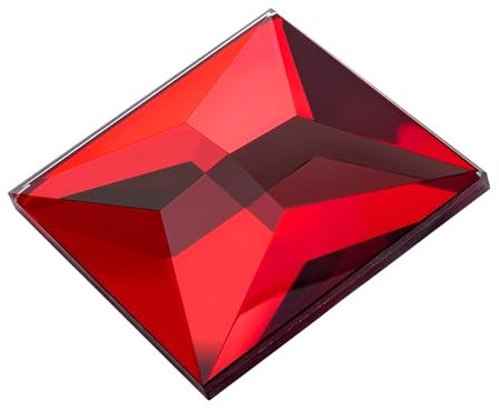 ZNQNDSR Brique de Verre Blocs De Verre Colorés pour Protéger L'intimité, Briques De Cristal Transparentes pour La Décoration Intérieure Et Extérieure De La Maison(Red)