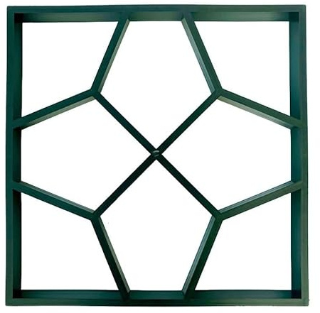 ZBJDX Betonbodenform, Wegpflasterwerkzeug FüR Den AußEnbereich, Trittsteinpflaster Aus PP-Material, FüR Rasen, Terrasse, Hof, Garten, DIY-Gehweg