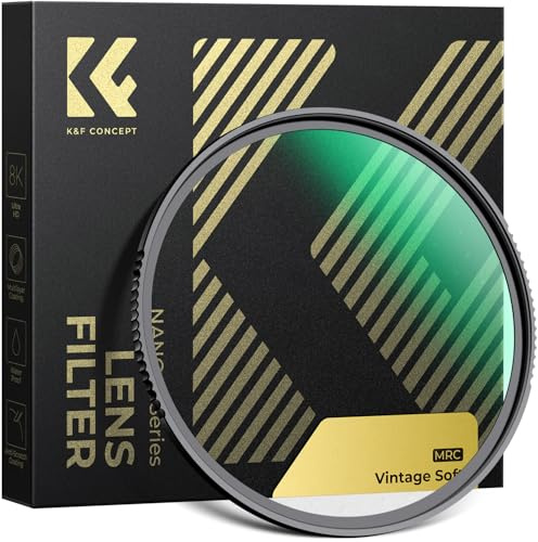 K&F CONCEPT Nano-Xcel 67mm Filtro Vintage Soft, Filter Classic-Soft per Effetto Cinematografico Vintage Immagine Ritratto e Video con 28 Strati di Rivestimento Nano