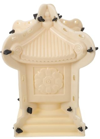 iplusmile Moule Plastique pour Lanterne de Jardin Béton Chinoise Traditionnelle Moule pour Sculpture Ciment et Plâtre Décoration Extérieure pour Cour et Maison