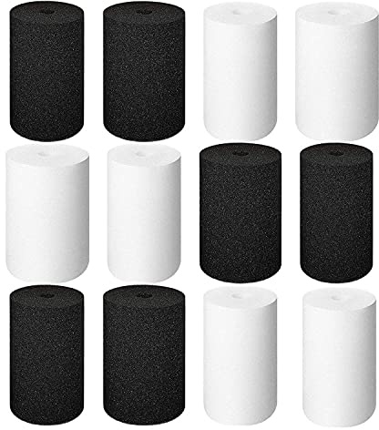 Prterver 12 Piezas 2 TamañOs Inserciones de Vaso de Espuma para Volteador de Tazas para Inserciones de Vaso de Tubo de PVC de 3/4 Pulgadas Aptas para Vasos de 10 Oz una 40 Oz