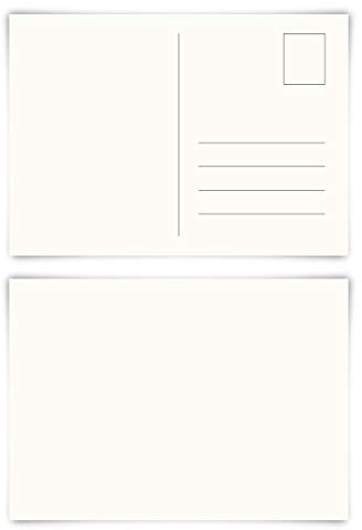 100 Blanko Postkarten DIN A6 148 x 105 mm Naturpapier 300 g/qm Set Papier wählbar