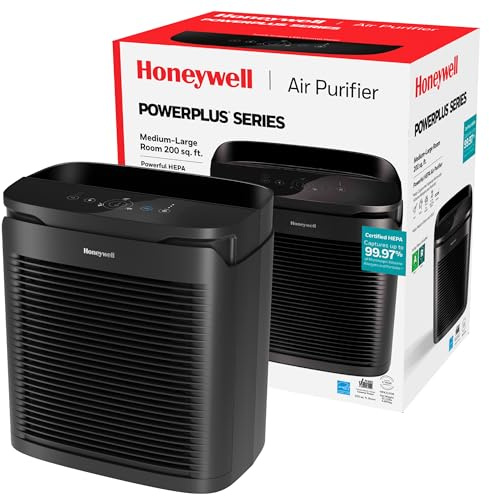 Honeywell PowerPlus HEPA Air Purifier for Home, 968 Ft² Rooms, HPA3100