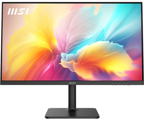 MSI Modern MD272XP Écran Bureautique 27 Full HD - Dalle IPS 1920x1080, 100Hz, Confort Oculaire, Haut-Parleurs Intégrés, Réglable 4 Directions - HDMI 1.4b, DisplayPort 1.2a, USB Type-C, USB 2.0