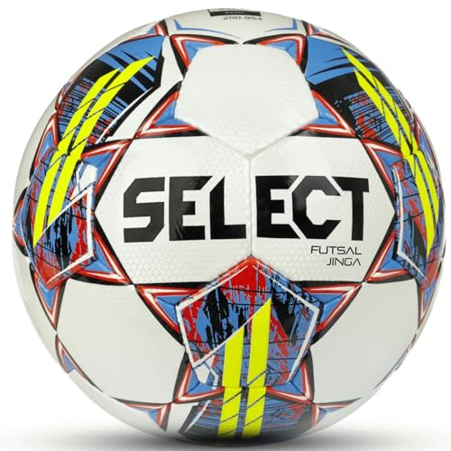 Select Jinga V22 Ballon de Futsal Blanc Senior