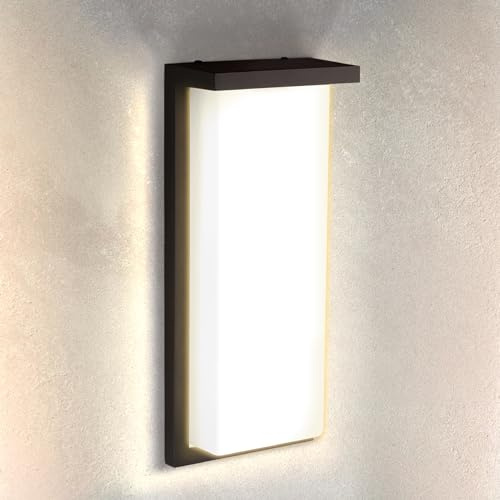 ASD 14 LED Outdoor Wall Light | Front Door, Porch, Patio, Modern | Black