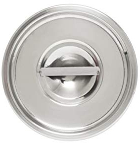 Thunder Group SLBM009 Bain Marie Pot Cover, fits 3-1/2 Quart Size Pot, Stainless Steel, Mirror-Finish, Pack of 12