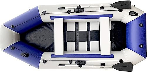 ELzEy Mehrpersonen-Schlauchboot, Kajak-Sommer-Driftboot, Reisekajak-Angeln, mit Luftpumpenpaddel, 175 x 113 x 31 cm