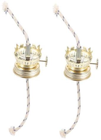 Amosfun 10stücke Öllampen Mit Docht Vintage Metallregler Für Antike Öllampen Einfache Installation Ersatz Für Defekte Kompatibel Mit Verschiedenen Modellen