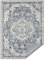 SONGMICS HOME Alfombra, Alfombra Antideslizante 120 x 170 cm para Dormitorio, Estilo Tradicional Vintage, Adorno para Salón, Cocina, Entrada, Comedor, Lavable a Máquina, Gris Paloma TAR032G01