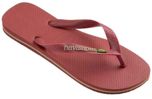Havaianas modello HAV. BRASILE LOGO 1740YLLW, bordeaux, 41/42 EU ROSA 4142