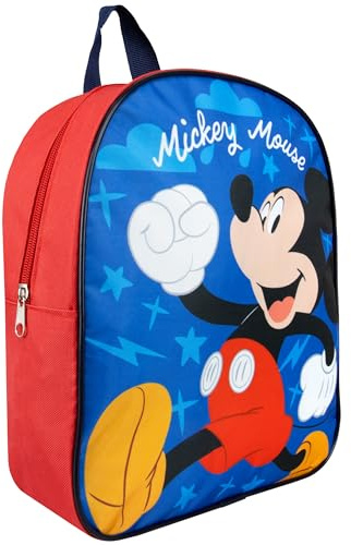 DISNEY Mickey Mouse Backpack | Toddler Backpack | Toddler Bags For Boys | Preschool Backpacks | Blue One Size