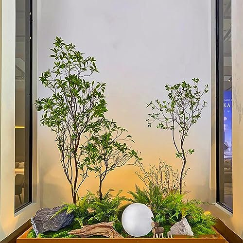 ZZZTSM Artificial Tree, Bell Tree Large Fake Tree Green Plant Landscape Decoration Indoor Courtyard Corner Window Staircase Landscaping Ornament H 2.5M/8.2FT