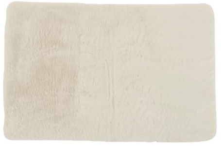 CB Home & Style Badteppich flauschig Fellteppich Dekofell (Creme, 60x90cm)