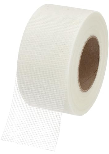 PATIKIL Drywall Repair Mesh Tape, 3 inch x 164 ft Fiberglass Repair Patch Self-Adhesive Dry Wall Joint Tape 12 Mesh Wall Hole Crack and Seam Patch, White