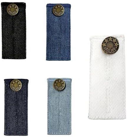 GIFANEO 5 STK Hosenbun derweiterung Kn opf,Jeans Taille Erweiterung Knopf,Hosenbunde rweiterung,Hosen Knopf Verlängerung,verstellbare Hosenbunderweiterung