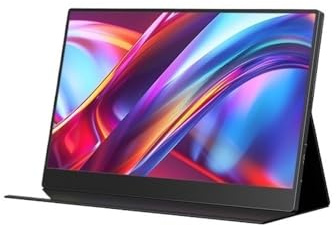 YANG11FAN Écran Portable Moniteur Portable 15 Pouces Full HD (1080p) 1920 x 1080, connectivité USB-C, deuxième écran Moniteur Portable