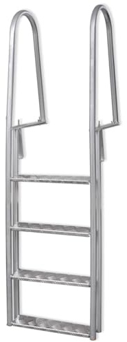Swpsd 4-Step Dock/Pool Ladder Aluminium 167 cm Pool ladder Model91197