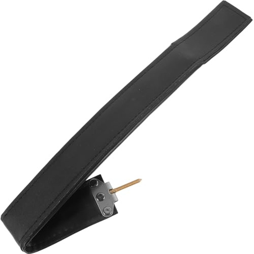 Homoyoyo Correa de Acordeón Cinturón de Cuero PU Negro, Accesorio Esencial para Interpretación en Conciertos y Clases de Música