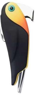 1 Uds. Abrebotellas sacacorchos de vino con pinza en forma de pájaro personalizado(Black)