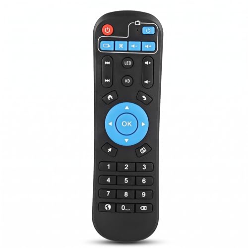 Bewinner Télécommande pour boîtier décodeur, Set de Remplacement Décodeur STB Télécommande pour T95Z Plus T95U Pro T95V Pro Q Plus
