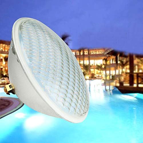 KWODE 36w Par56 Piscina Lampara Piscina, LED Bombilla Sumergible, Luminarias Subacuáticas IP68 Impermeables, 12V AC/DC Reemplazar Bombillas Halógenas De 150W(Blanco Fria 6000k, 36 Watios)