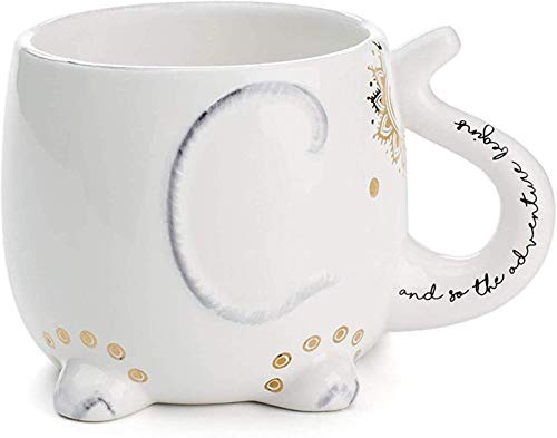 VOTUM Elephant Ceramic Coffee Mug,Tea Cup, Novelty, 18.6 fl oz
