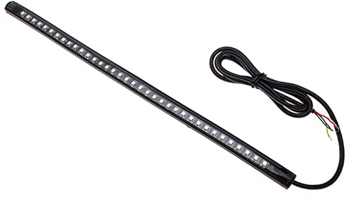 Alchemy Parts Universal LED Strip Rear Light with Integrated Indicators for Motorcycle Tail Enhancement - Durable, Bright, and Neat Design (315mm)