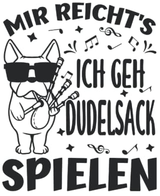 Mir Reicht's Ich Geh Dudelsack Spielen: Notizbuch LINIERT | Eine lustige Kladde mit Hund mit Sackpfeife Motiv | Eine witzige Stratze für Dudelsackspieler und Dudelsackspielerin