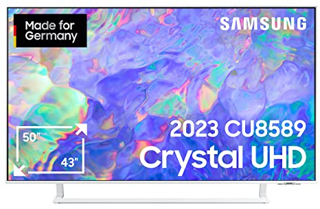 Samsung GU50CU8589UXZG Dynamic Crystal Color, AirSlim Design, Crystal Prozessor 4K