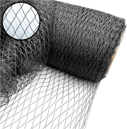 Extra Strong Woven Mesh Garden Netting Heavy Duty Anti Bird Pond Fruit, Pea Plant Protection Professional Grade. Various Sizes (2m Wide, 15m Long)