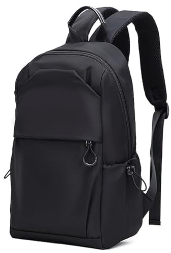 15L Herren Laptop Rucksack Daypack Schwarz, Klein Tagesrucksack Herren, Unisex Wasserdichter Wanderrucksack Reiserucksäcke Buchrucksack Ultraleichter Mini Rucksack für Camping Sport Klettern Radfahren