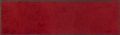 wash+Dry Fußmatte, Regal red 35x120cm, innen und außen, waschbar, rot