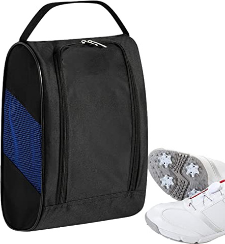 Golf-Schuhtasche | Sport- und Reise-Schuh-Tragetaschen mit Belüftung, atmungsaktive Golf-Schuh-Tragetaschen für Socken, Tees, Handschuhe, Pinsel und anderes Zubehör, Aufbewahrung für Damen und Herren,
