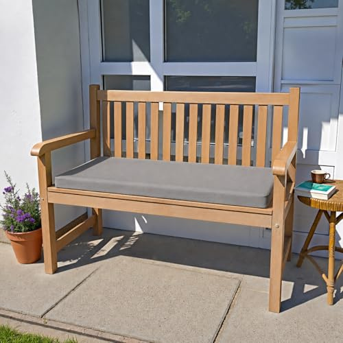 YFHT Gartenbank Auflage Outdoor, Wasserfest Bankauflage Nach Maß, Rutschfestes, abnehmbares Sitzkissen, Bankkissen Stuhlkissen, Sitzpolster Für Gartenbank, Innen, Fensterbank