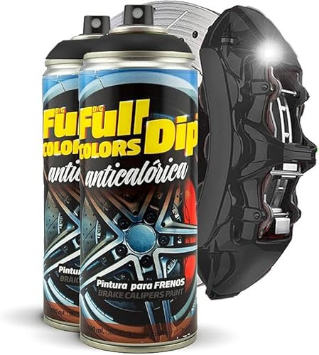 Sophisticauto Vernice Resistente Alte Temperature 400°C Nero - Kit 2 Spray 400ml