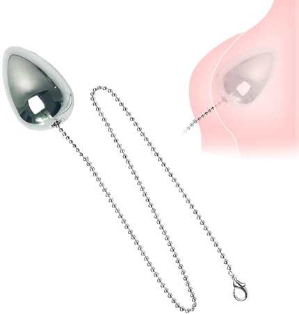 Thlsexy Analplug Edelstahl mit Kette 3 Größen Anal Dehner Set aus Metall – Glatte Analkugeln Dilatoren Anal Dildo Anal Ball Butt Plug Analhaken für Männer Frauen Paare SM Sexspielzeug（S)