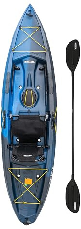 Lifetime Enclave Angler Fishing Kayak, 10.3 Ft, Adjustable Seat, Rod Holders, Blue