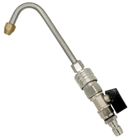 Colcolo Rallonge de Nettoyeur Haute Pression, pièces de Tige de Nettoyage, Adaptateur de Tuyau d'arrosage Haute Performance, buse de pulvérisation à 25, U Shape