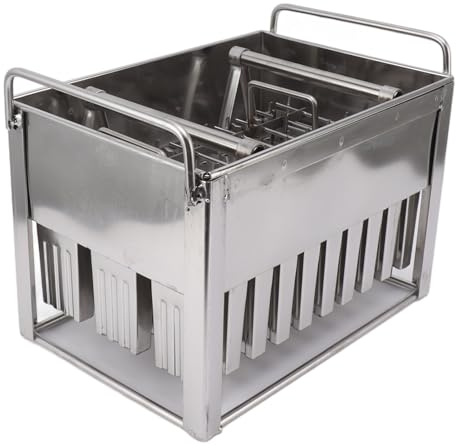 HWGING Fabricante de Moldes para Helado de Acero Inoxidable, 30 Piezas, Bricolaje, Comercial, para Helado Congelado