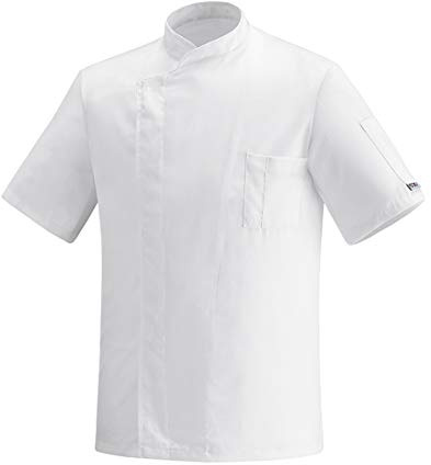 Egochef Giacca Cuoco Microfibra con Maniche Corte