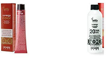 Seliar Kit Colore Capelli Synergy Color senza Ammoniaca 100ml + Ossigeno 20 Volumi 150ml (4.2 Castano Viola)