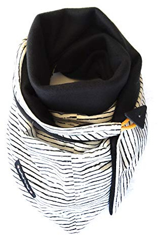 Tuch, mit Knopf, Schaltuch, Kuscheltuch, Wickelschal, Dreieckstuch, Handmade in Deutschland
